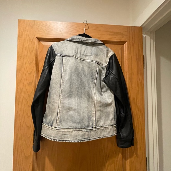 Viparo Anika Denim Leather Jacket - Picture 3 of 3